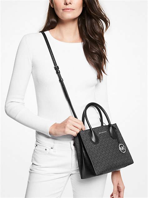 michael kors accordion messenger|Mercer Medium Logo and Leather Accordion Crossbody Bag.